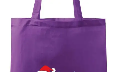 Vánoční textilní taška na nákupy vánočních dárků