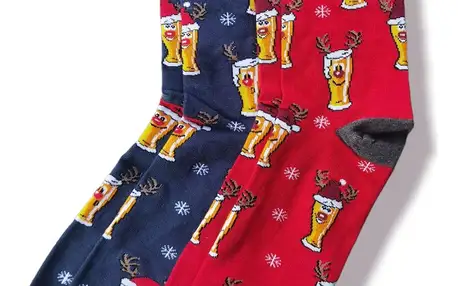 Dětské i pánské vánoční boxerky a ponožky