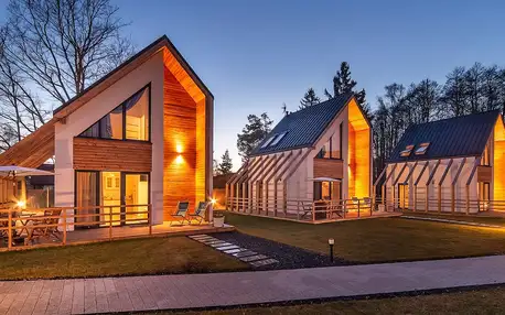 Moderní skandinávské domky na Baltu až pro 6 osob