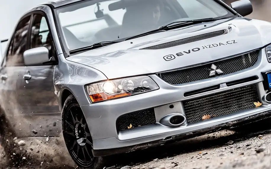 Rally jízda: Mitsubishi Lancer EVO IX na 15–60 min.