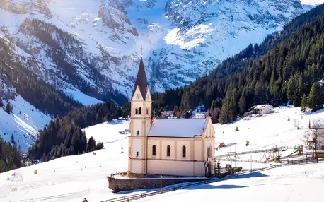 Lyžování v Jižním Tyrolsku s wellness i polopenzí