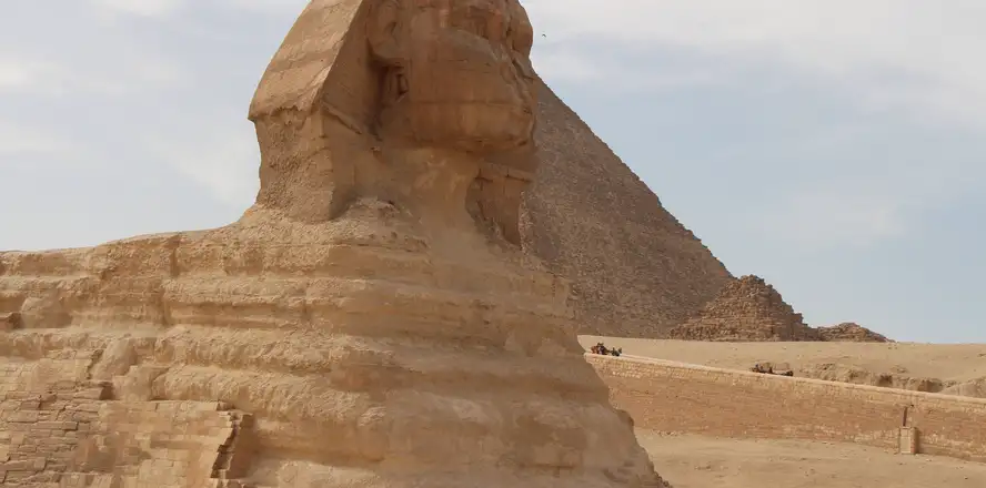 Sfinga v Egyptě