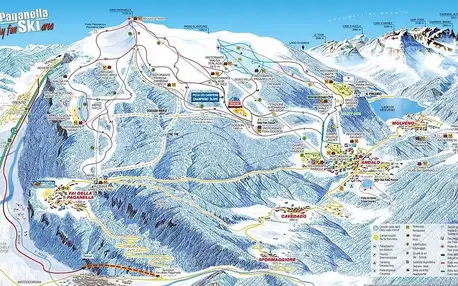 Hotel Eden – 6denní lyžařský balíček se skipasem a dopravou v ceně, Paganella