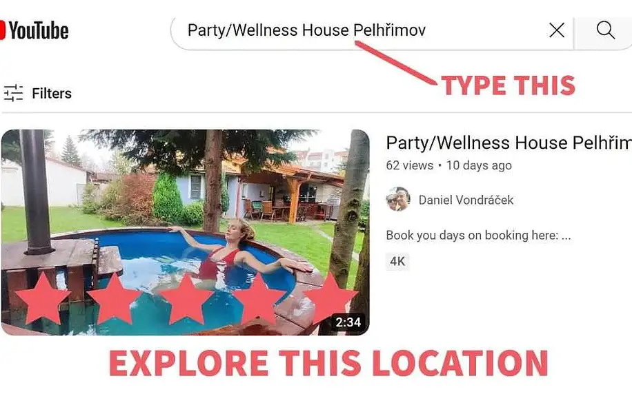 Kraj Vysočina: Party/Wellness House Pool/Hot tub/Sauna