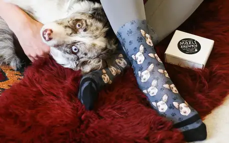 Ponožky s vlastním potiskem domácího mazlíčka