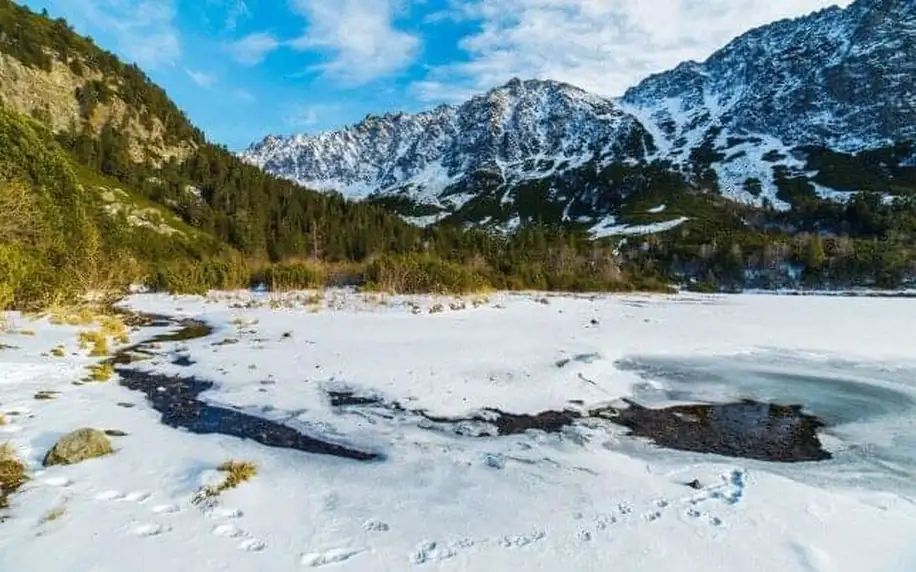 Vysoké Tatry u Lomnického štítu v Hotelu Tatranec s polopenzí, vstupem do sauny a slevou do AquaCity Poprad