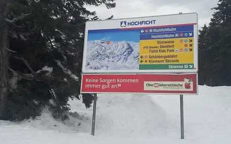 1denní lyžování v rakouském středisku Hochficht