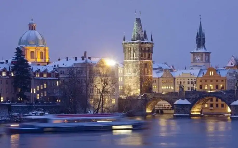 Praha přímo v historickém centru pod Petřínem: Hotel William *** se snídaní formou bufetu a úschovou zavazadel