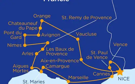 Francie - Provence letecky na 8 dnů, snídaně v ceně