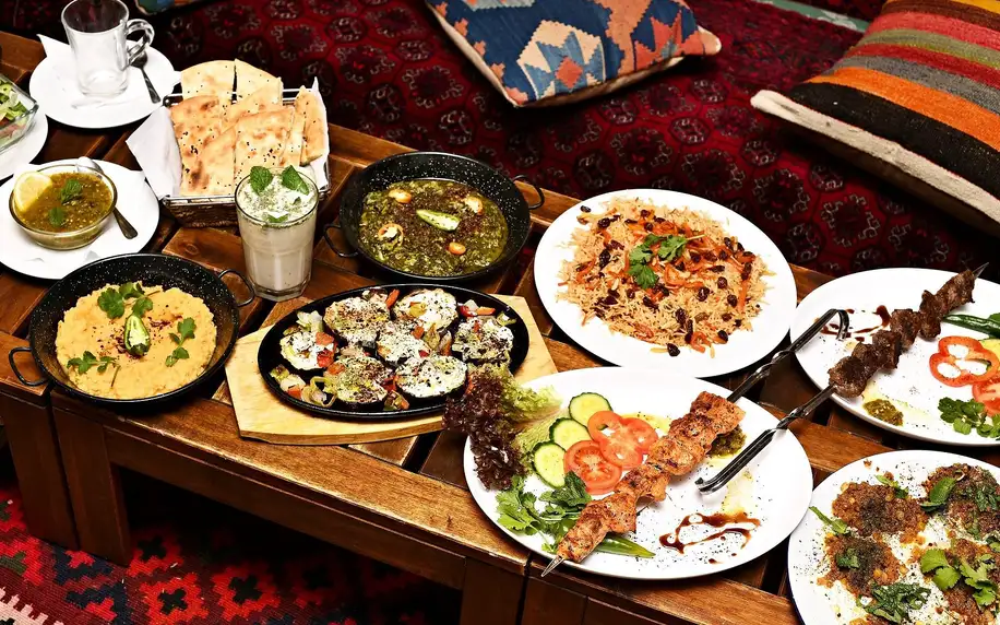 Afghánské degustační menu pro 2 i 4 osoby