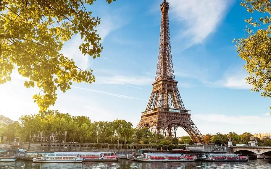 Zážitkový pobyt v Paříži a plavba po Seině 3 dny / 2 noci, 2 osoby, snídaně