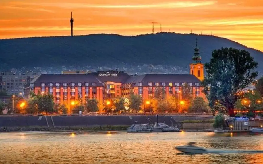 Budapešť v historické části: 4* The Aquincum Hotel s termálními bazény neomezeně + polopenze a dítě zdarma