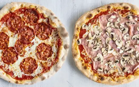1–4 pizzy o průměru 33 cm na odnos s sebou
