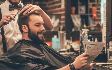Barber střih a úprava vousů vč. masáže hlavy