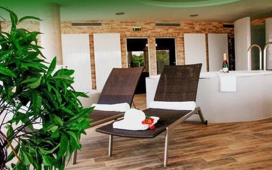 Lázně Velichovky: K-Triumf Resort **** se snídaní, wellness (vířivky, sauna) s výhledem na oboru + minibar