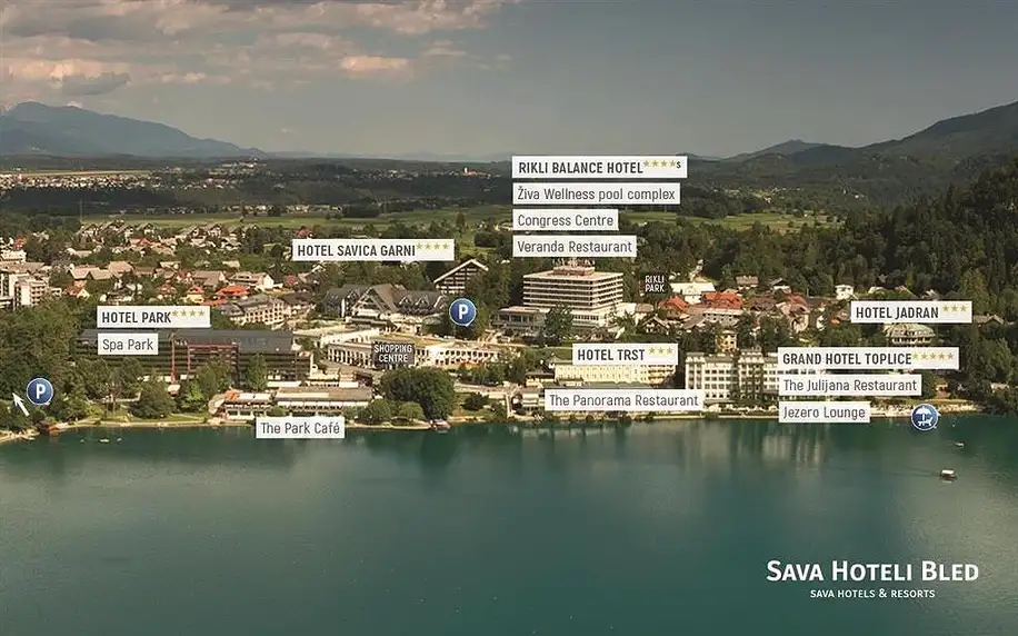 Hotel Savica, Jezero Bled