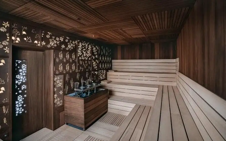Senohraby u Prahy: Relax v luxusním Hotelu Sen **** se vstupem do wellness se 7 druhy saun, polopenzí a sektem