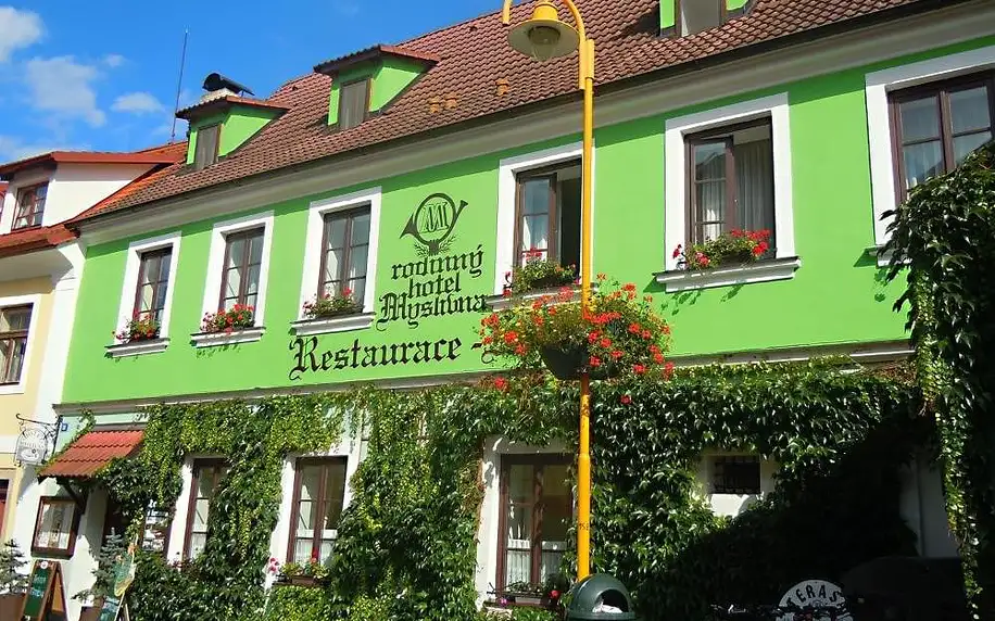 Třeboň, Jihočeský kraj: Rodinný hotel Myslivna