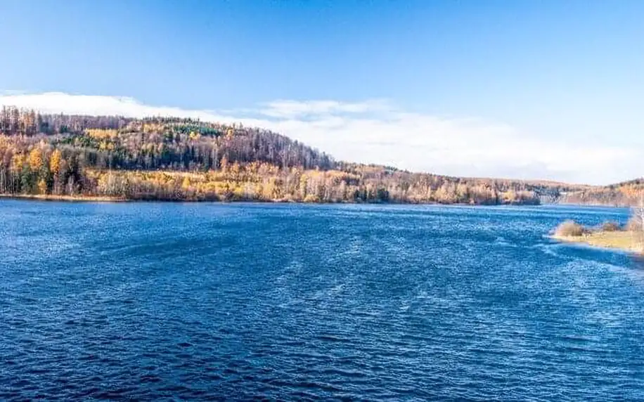 Nízký Jeseník u přehrady Kružberk: Relax Pension Schönwald *** s polopenzí a vstupem do wellness se saunami