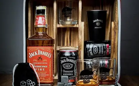 Ohnivý kanystr bar s Jack Daniel's Fire
