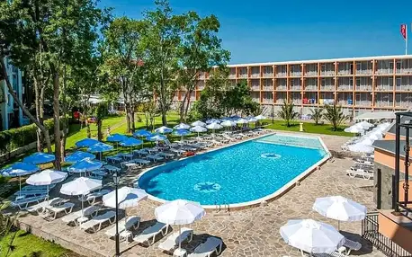 Hotel Riva Park s kombinovanou dopravou v ceně, Slunečné Pobřeží