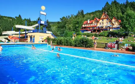 Privátní sauna, veřejný bazén i letní koupaliště: 2–4 os.