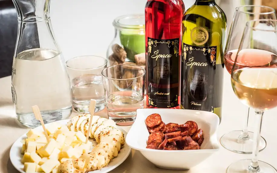 Degustace kvalitních vín podle výběru a občerstvení