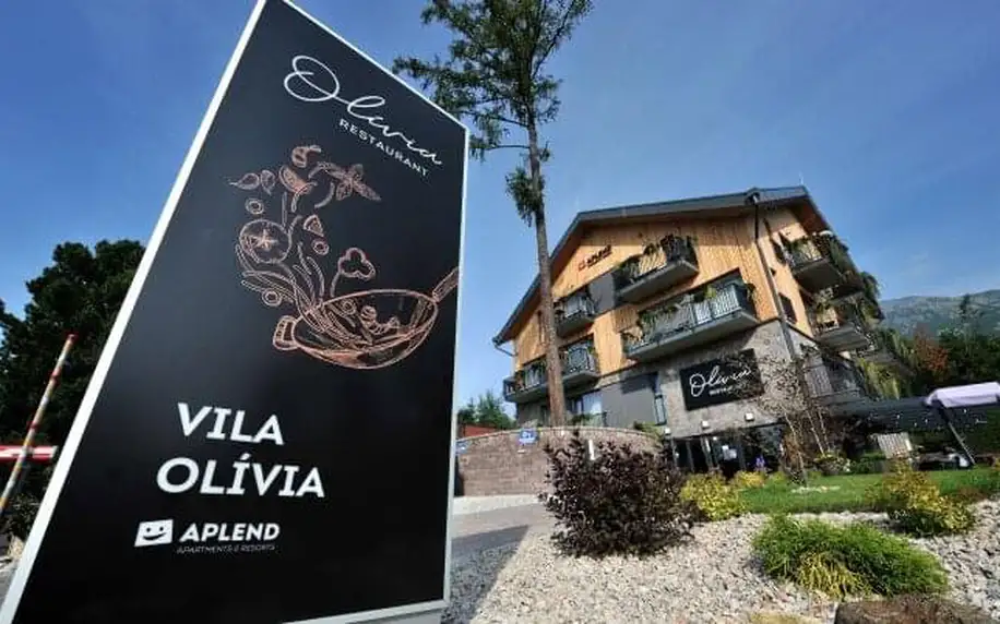 Vysoké Tatry: Pobyt v Novém Smokovci v Aplend Vile Olívia v luxusním apartmánu se snídaní + balíček slev