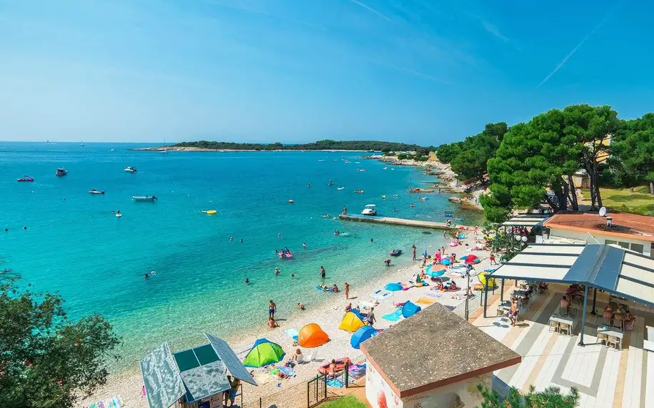 Pobyt u chorvatské Puly: ubytování přímo na pláži