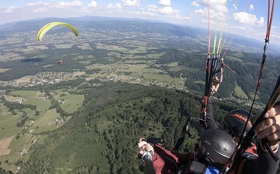 Paraglidingový tandemový let na míru i video z letu