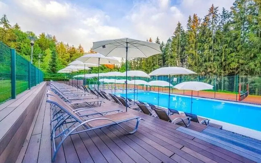 CHKO Železné hory u přehrady Seč: Hotel Jezerka **** s polopenzí a aquacentrem s bazénem, vířivkou a saunami