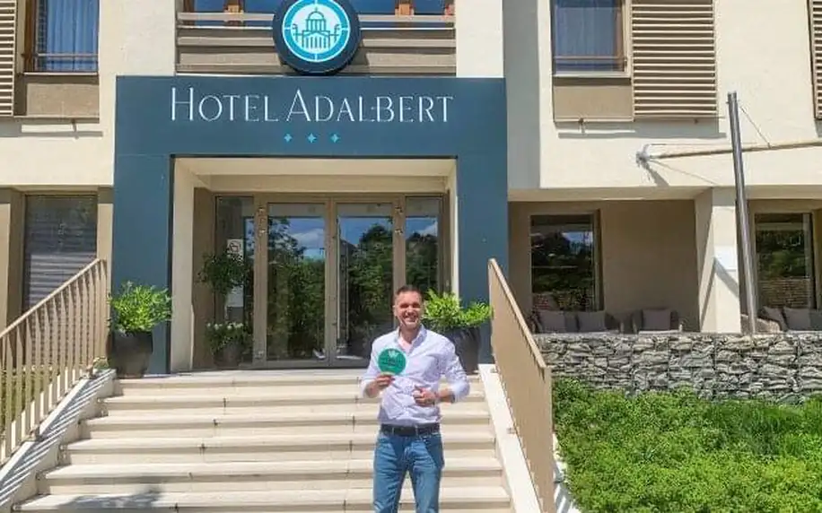Ostřihom v Hotelu Adalbert - Szent Tamás Ház *** se vstupem do lázní Aquasziget (10 bazénů) + polopenze