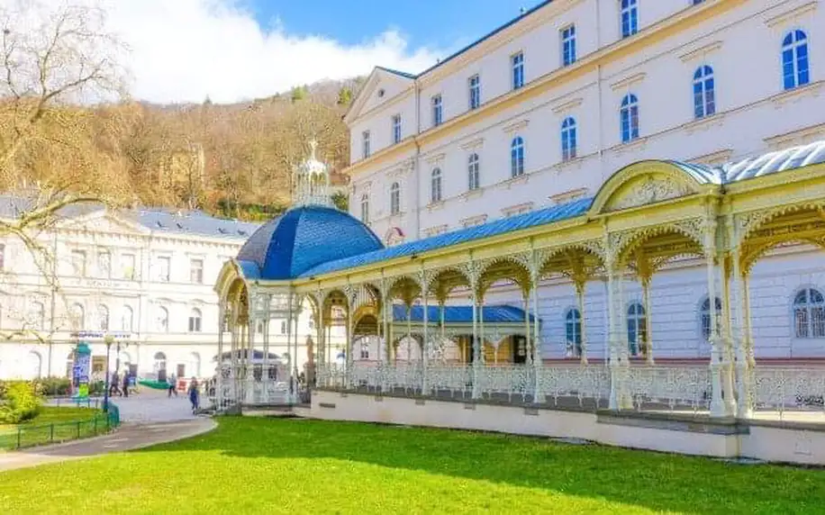 Karlovy Vary: Parkhotel Richmond **** s polopenzí, bazénovým i wellness centrem neomezeně + vyžití pro všechny
