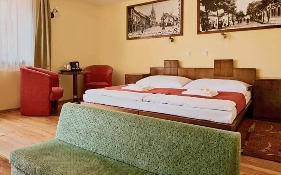 Slovensko: Komárno v Hotelu Banderium *** s celodenním vstupem do lázní, privátním wellness a polopenzí