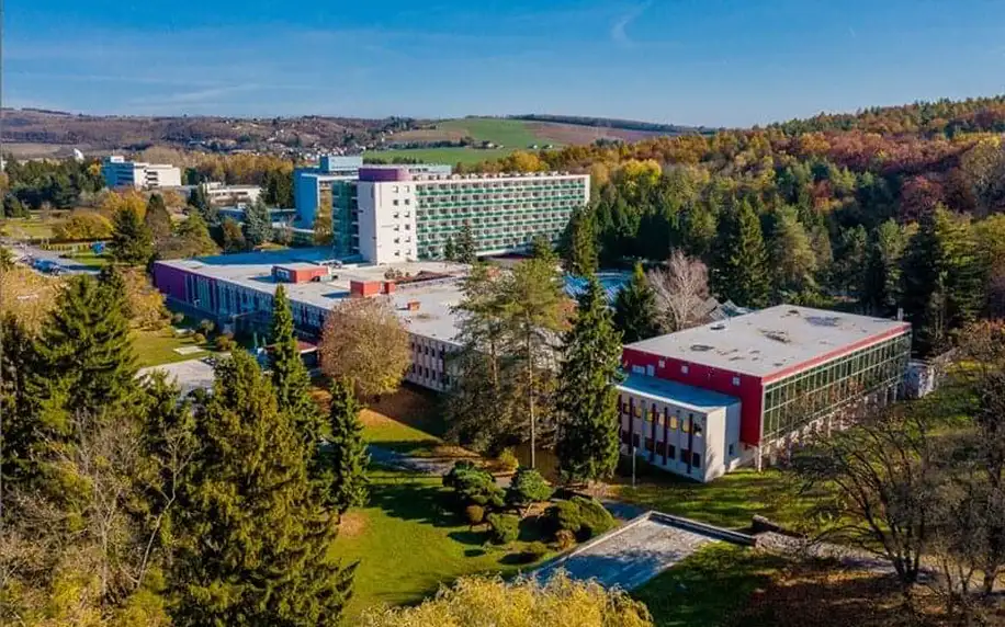 Dudince - Lázeňské domy Rubín a Smaragd, hotel Minerál, Slovensko