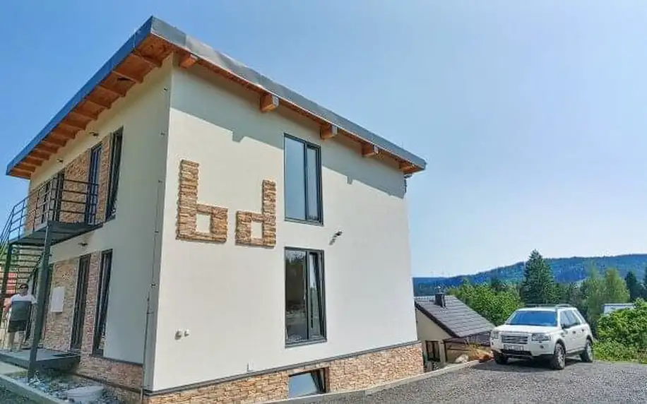Pobyt v Lipně nad Vltavou nedaleko přehrady v nových Apartmánech BD pro 4 osoby + plně vybavená kuchyňka