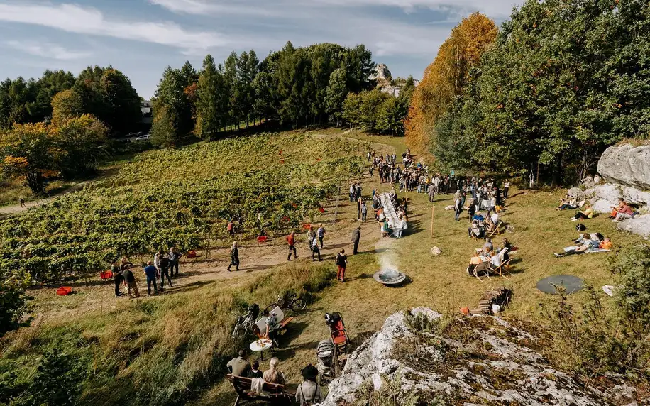 Polská Jura: nádherný hotel s vinicí a wellness