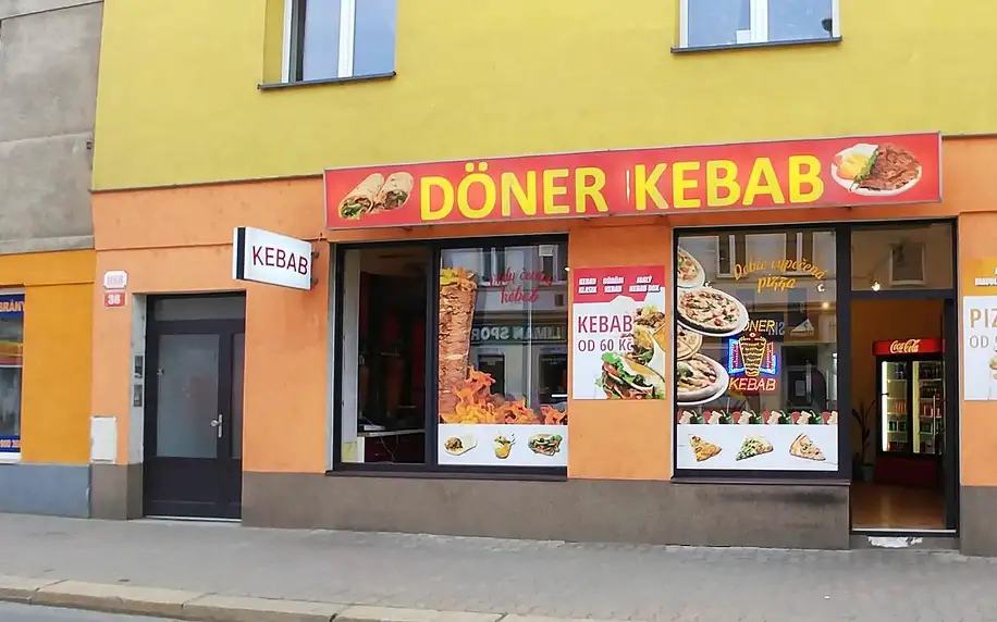 Kebab podle výběru: döner nebo dürüm se sýrem