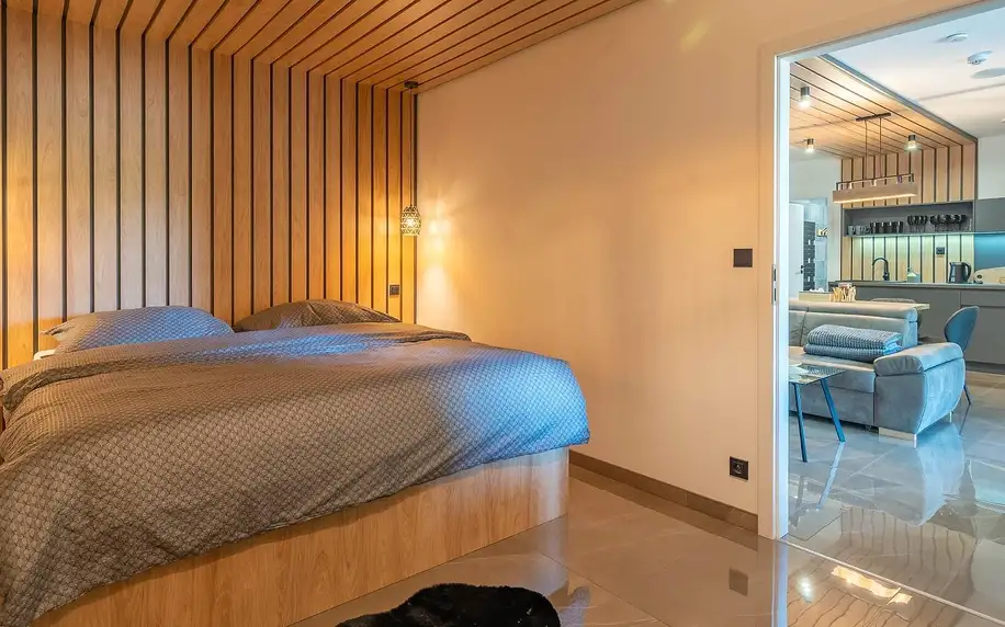 Soukromý dům s wellness: 2 ložnice, vířivka, sauna