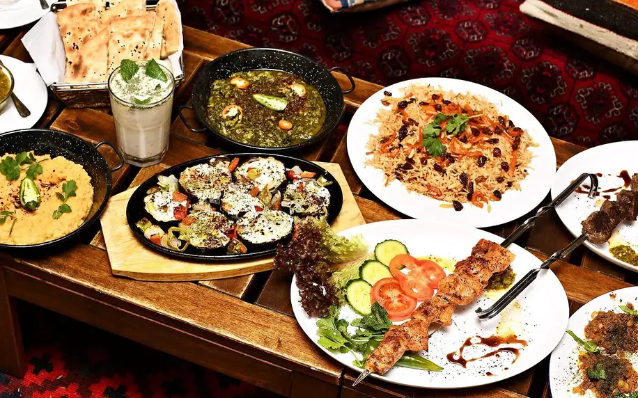 1000–2000 Kč na cokoli v afghánském restaurantu