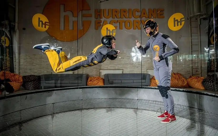 Větrný tunel pro děti - indoor skydiving