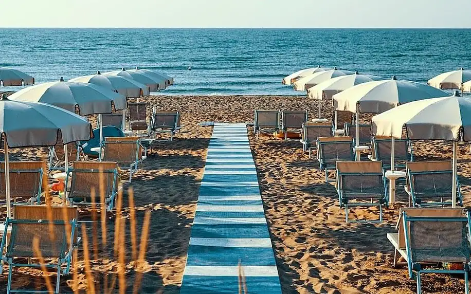 Italské Jesolo: hotel přímo u pláže a polopenze