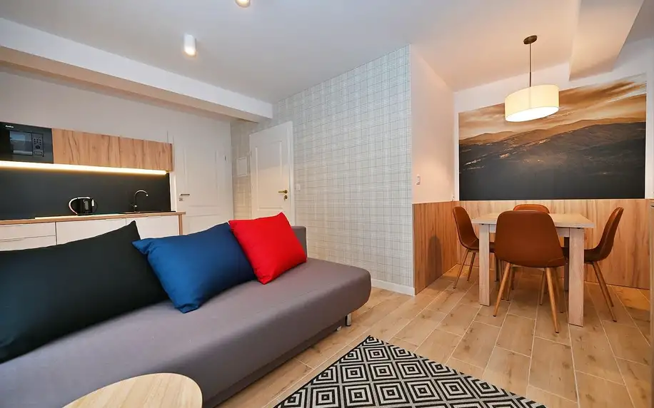 Moderní apartmány v Beskydech: sauna i turistika