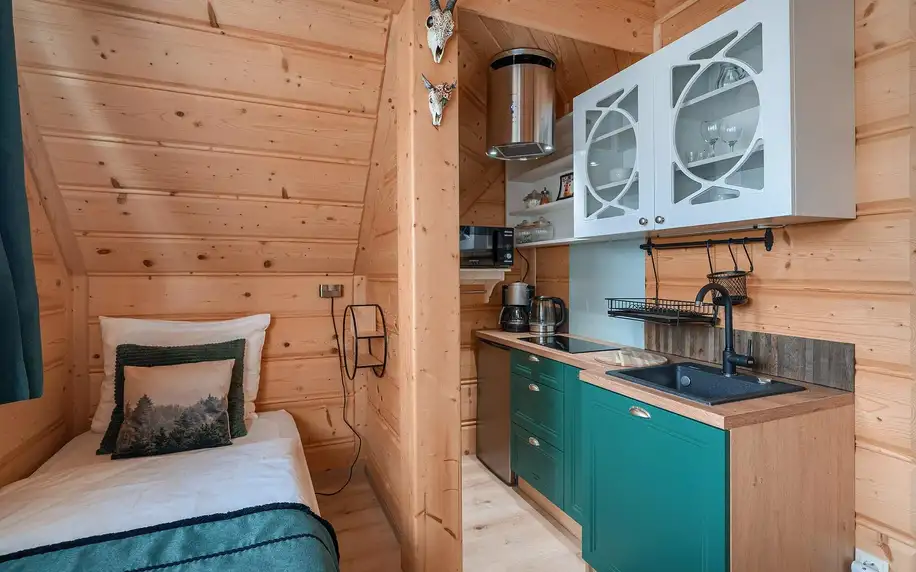 Luxusní apartmán v horách: venkovní vířívka a sauna