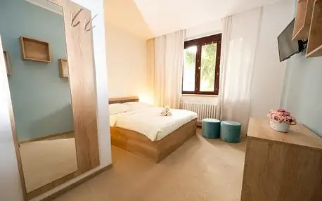 Trenčianske Teplice 650 m od lázní v Hotelu DSZSU *** s plnou penzí a Relax centrem s vířivkou + 3 sauny