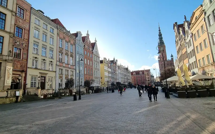 Historické centrum Gdaňsku: moderní hotel a památky
