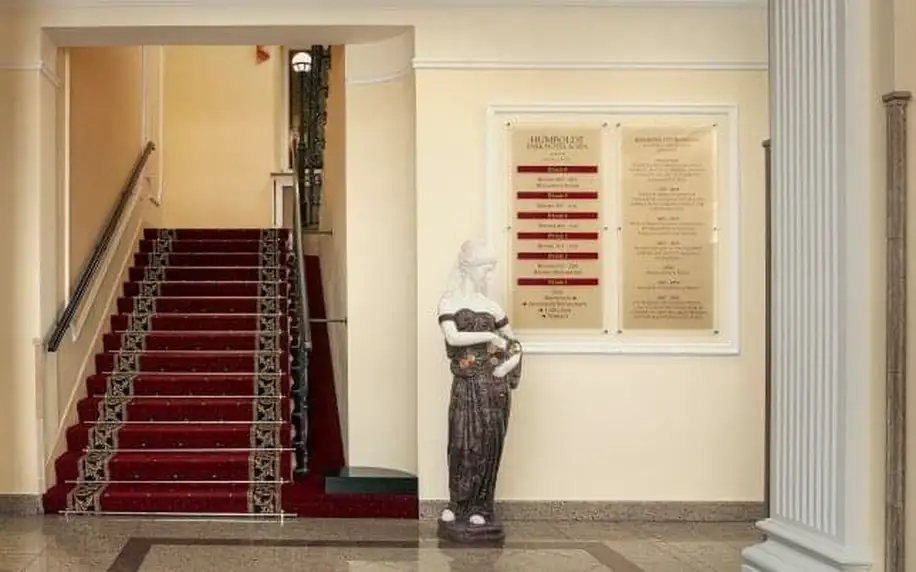 Karlovy Vary: Pobyt v Parkhotelu Humboldt **** s polopenzí, neomezeným wellness a 3 relaxačními procedurami