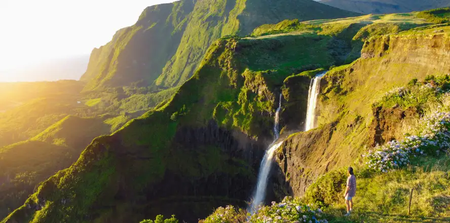 Vodopád na Azorech