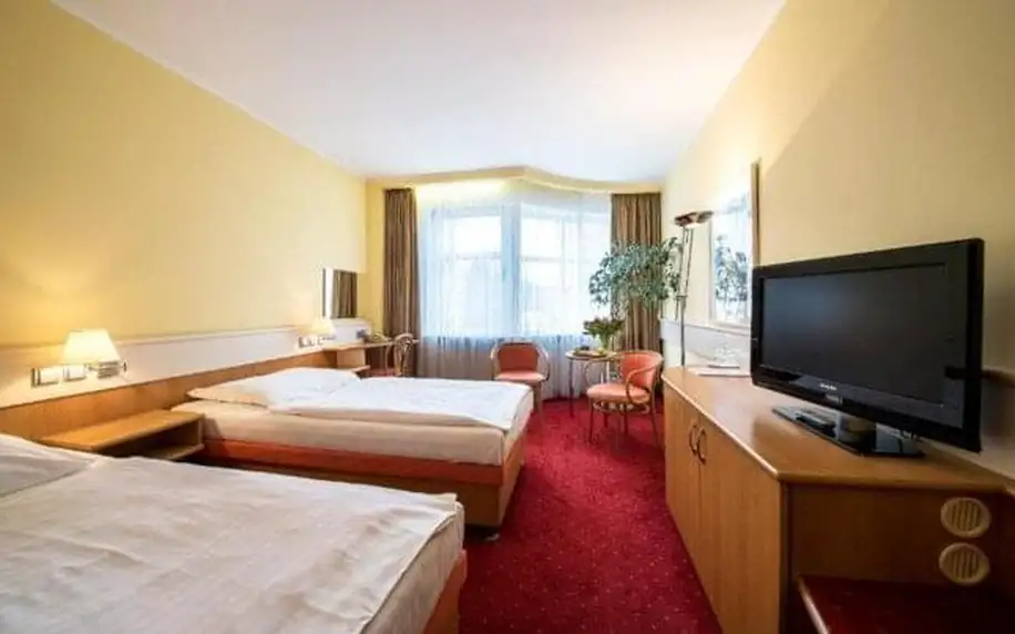 Morava: Přerov v Hotelu Jana **** s wellness (bazén, vířivka, 3 sauny, 2 páry) a polopenzí/all inclusive