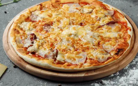 Pizza o průměru 45 cm podle výběru z 27 druhů